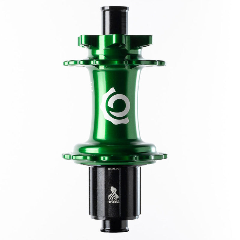 Industry Nine Hydra 2 Classic Rear Hub - 12 x 148mm 6-Bolt Micro Spline Green 28H