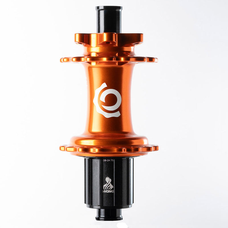 Industry Nine Hydra 2 Classic Rear Hub - 12 x 148mm 6-Bolt Micro Spline Orange 28H