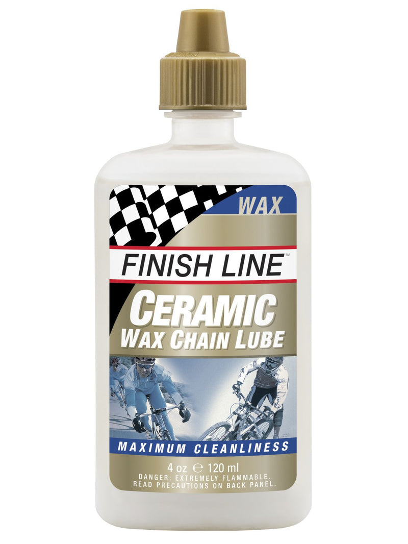 Finish Line Ceramic Wax Bike Chain Lube - 4oz Drip