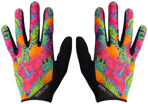 Handup Vented Gloves - Pineapples Carribbean Full Finger Medium