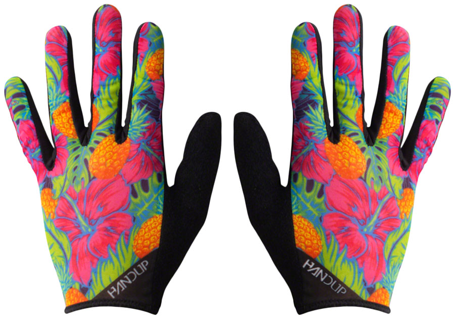 Handup Vented Gloves - Pineapples Carribbean Full Finger Large