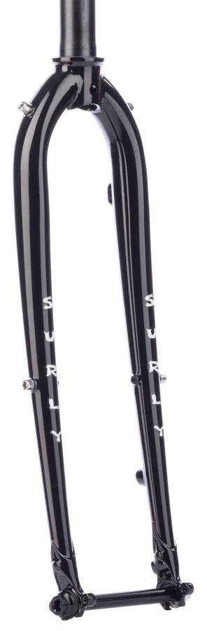 Surly Straggler Thru-Axle Fork - 650b 390mm 1-1/8" Straight Steerer Steel BLK