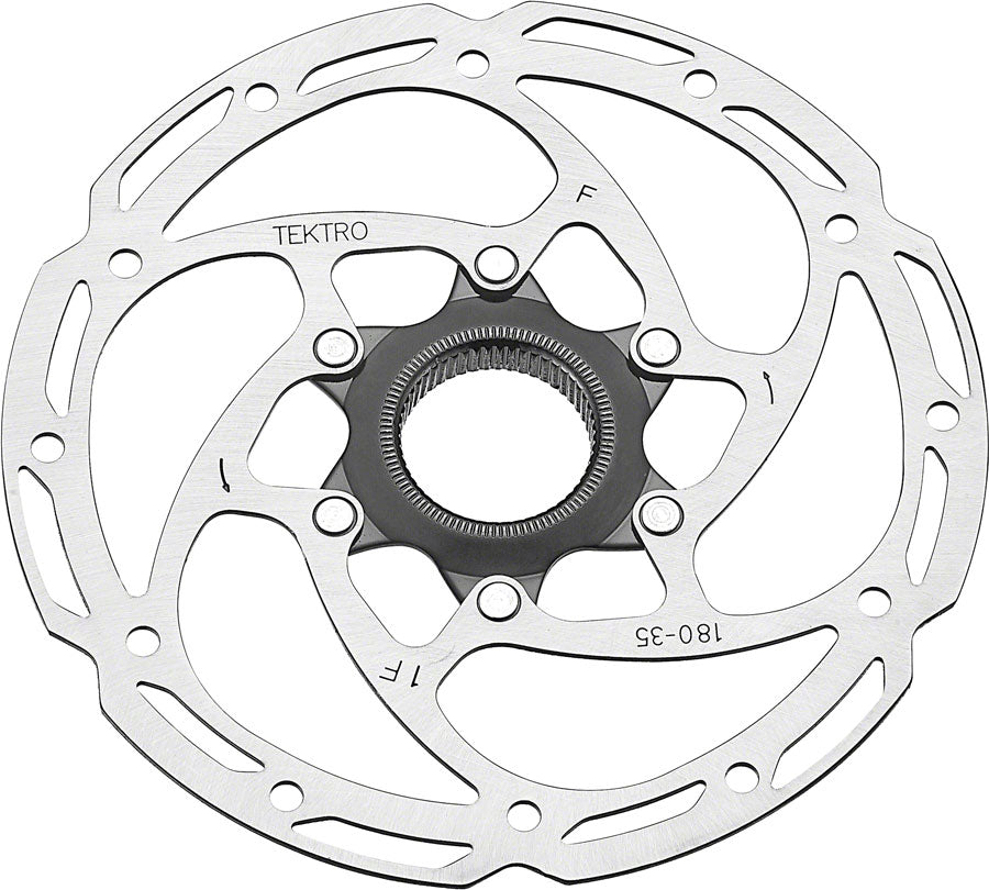 Tektro TR180-35 Disc Brake Rotor - 180mm Center-Lock 1.8mm Thickness