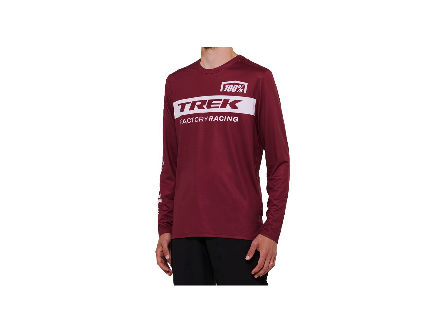 Jersey 100 TFR Airmatic Long Sleeve Medium Dark Red