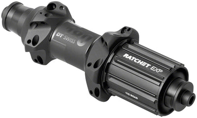 DT Swiss 180 EXP Rear Hub - QR x 130mm Rim Brake HG 11 Road BLK 24H Straight Pull 36pt