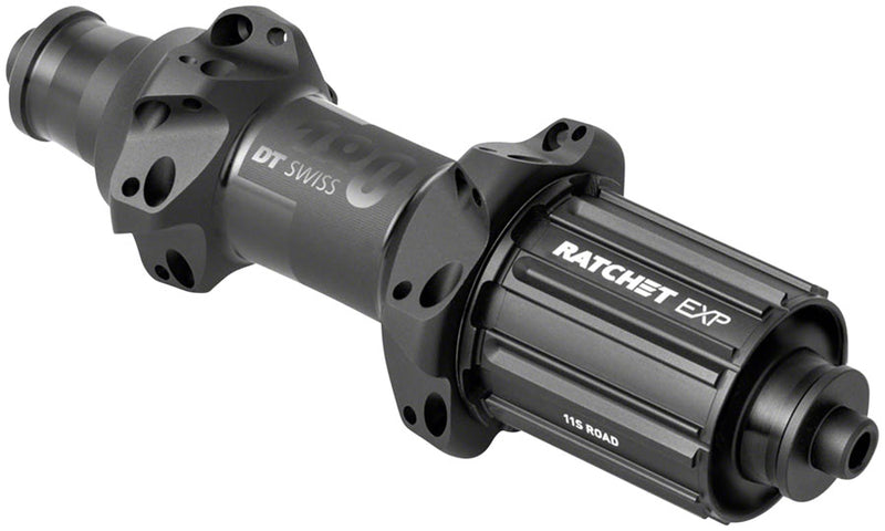 DT Swiss 180 EXP Rear Hub - QR x 130mm Rim Brake HG 11 Road BLK 24H Straight Pull 36pt