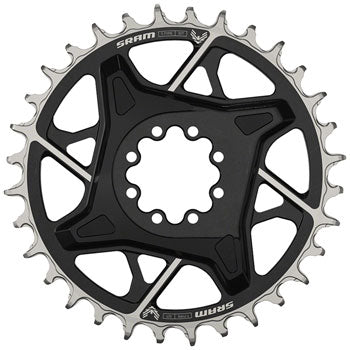 SRAM X0 Eagle T-Type Direct Mount Chainring - 32t, 12-Speed, 8-Bolt Direct Mount, 3mm Offset, Aluminum, Black, D1 - Open Box, New