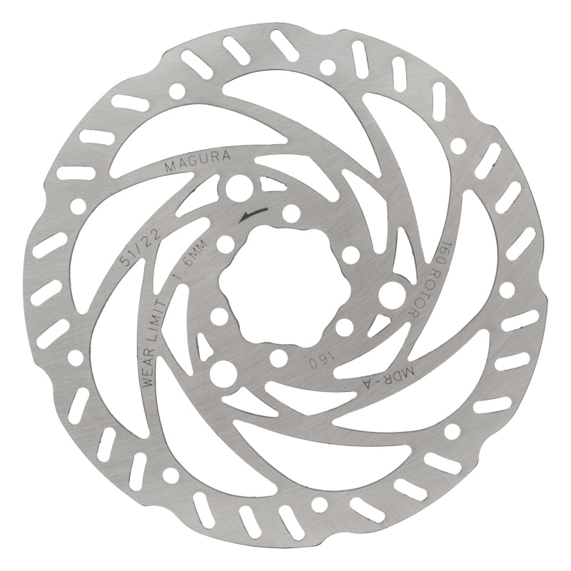 Magura MDR-A Disc Brake Rotor - 160mm 6-Bolt Only compatible MT A2 Brakes