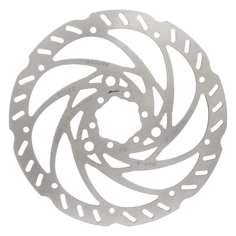 Magura MDR-A Disc Brake Rotor - 180mm 6-Bolt Only compatible MT A2 Brakes