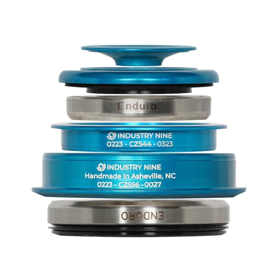 Industry Nine iRiX ZS44/ZS56 Headset : ZS44/28.6 | ZS56/40 ZeroStack Complete Turquoise
