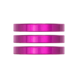 Industry Nine iRiX Headset Spacer 1-1/8 Height: 5mm Aluminum Purple 3pcs
