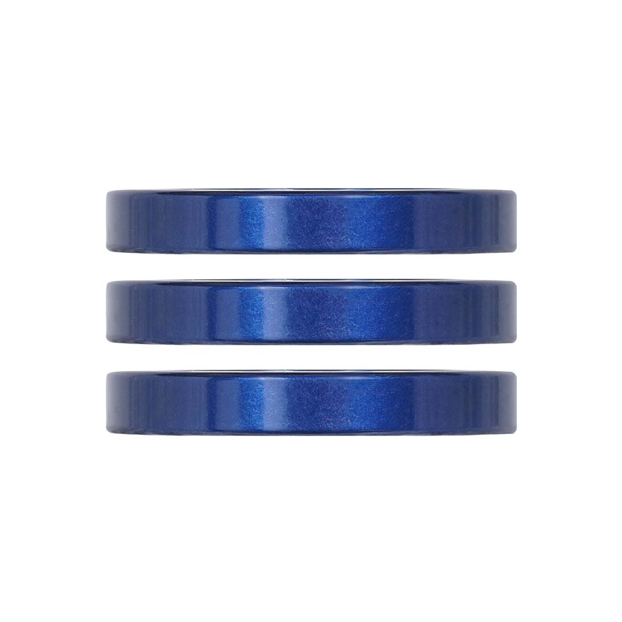 Industry Nine iRiX Headset Spacer 1-1/8 Height: 5mm Aluminum Blue 3pcs