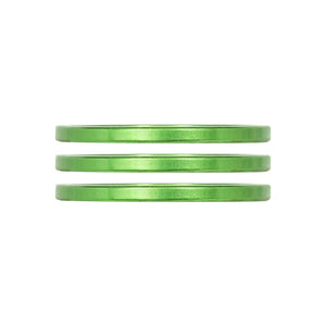 Industry Nine iRiX Headset Spacer 1-1/8 Height: 2.5mm Aluminum Lime 3pcs