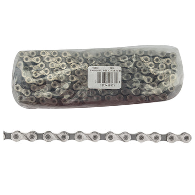 KMC X9 Bulk 9sp Chains Silver/Black (25/Count)