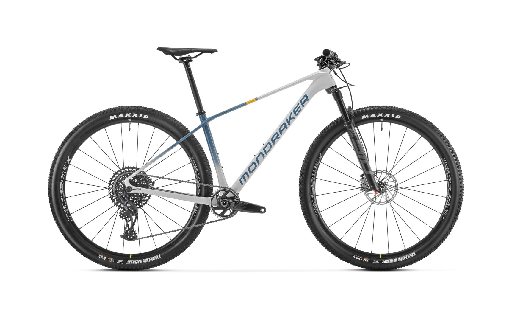 2024 Mondraker PODIUM 29" CROSS COUNTRY Mountain Bike - Gray/Blue/Yellow