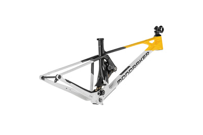 2024 Mondraker RAZE CARBON RR SL 29" TRAIL Mountain Frame - Gray/Carbon/Yellow