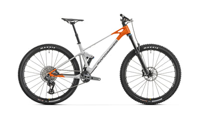 Mondraker RAZE CARBON R AXS 29" TRAIL Mountain Bike - Silver/Orange, X-Large