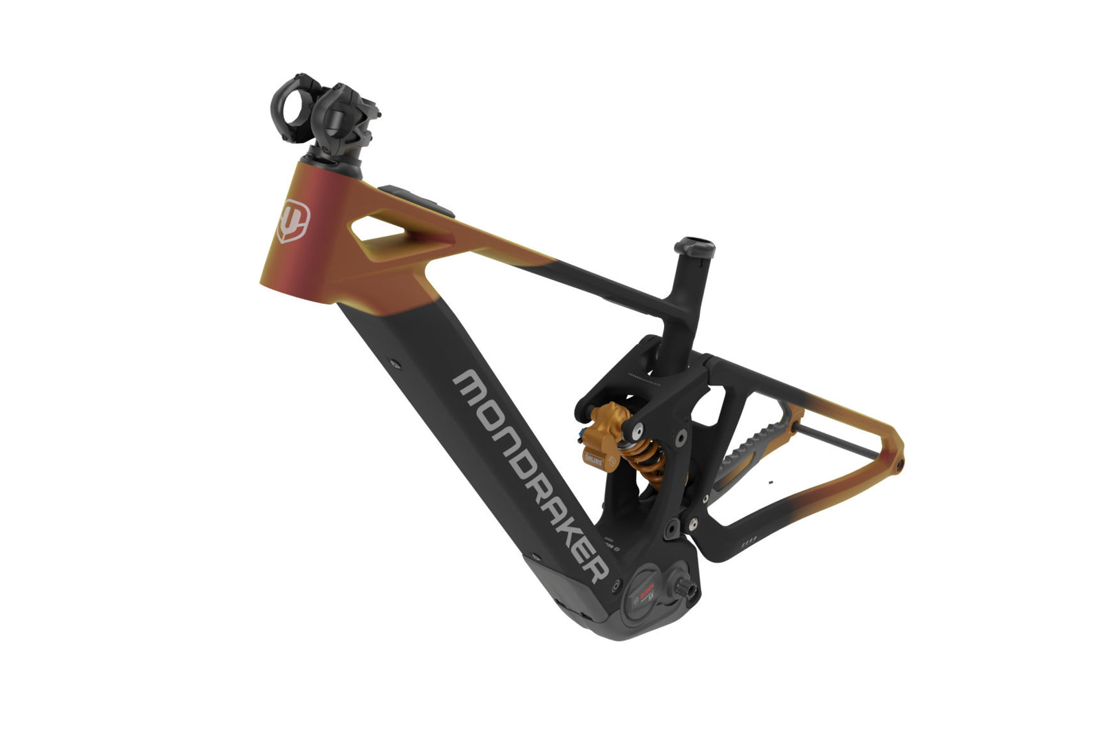 2025 Mondraker DUNE XR Mullet LIGHT E-Bike Frame - Blem, Black/Mars/Silver, Large