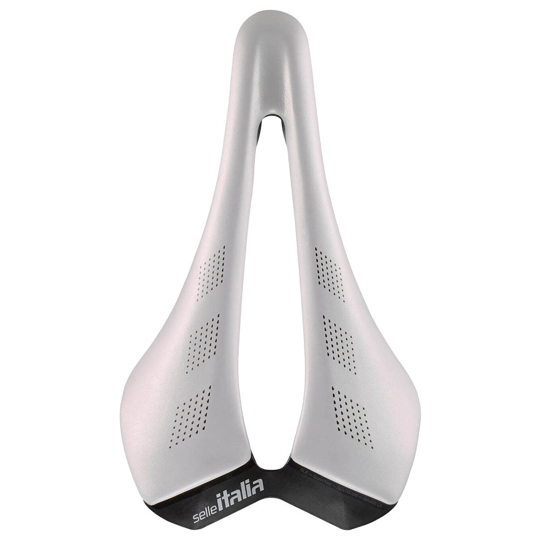 Selle Italia SLR Elite Opal S3 Steel Rails  White