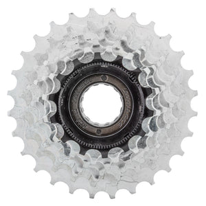 SunRace M2A 7-speed Freewheel - 14-28t Chrome/Black