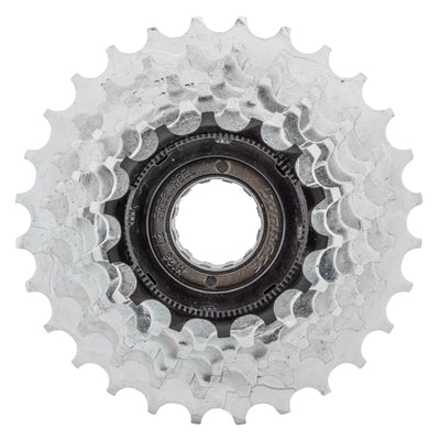 SunRace M2A 7-speed Freewheel - 14-28t Chrome/Black