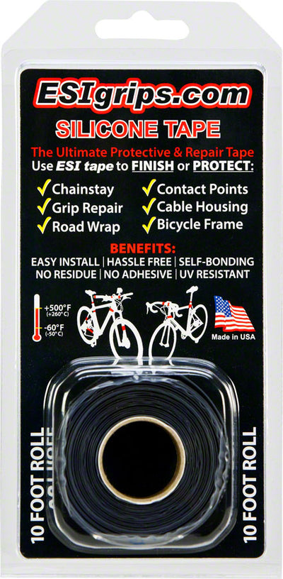 ESI Silicone Tape: 10' Roll Black