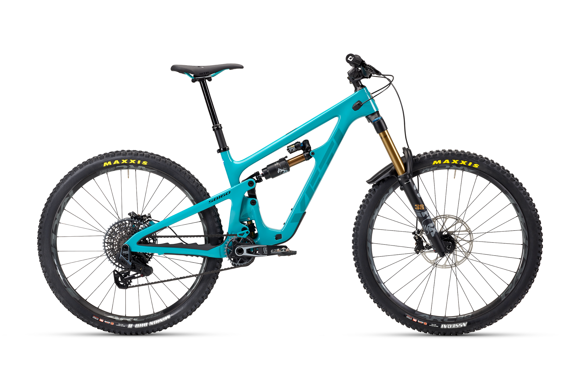 2026 Yeti SB160 Turq Series 29" Complete Mountain Bike - T3 X0 Transmission