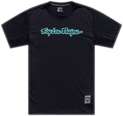 Skyline Ride SS Tee Signature Black / Real Teal