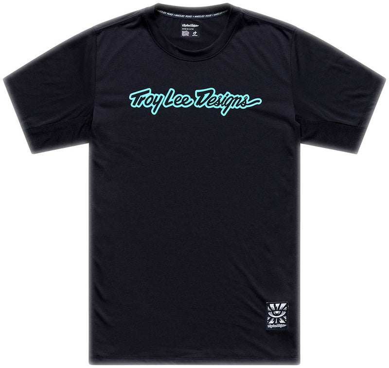 Skyline Ride SS Tee Signature Black / Real Teal - SM