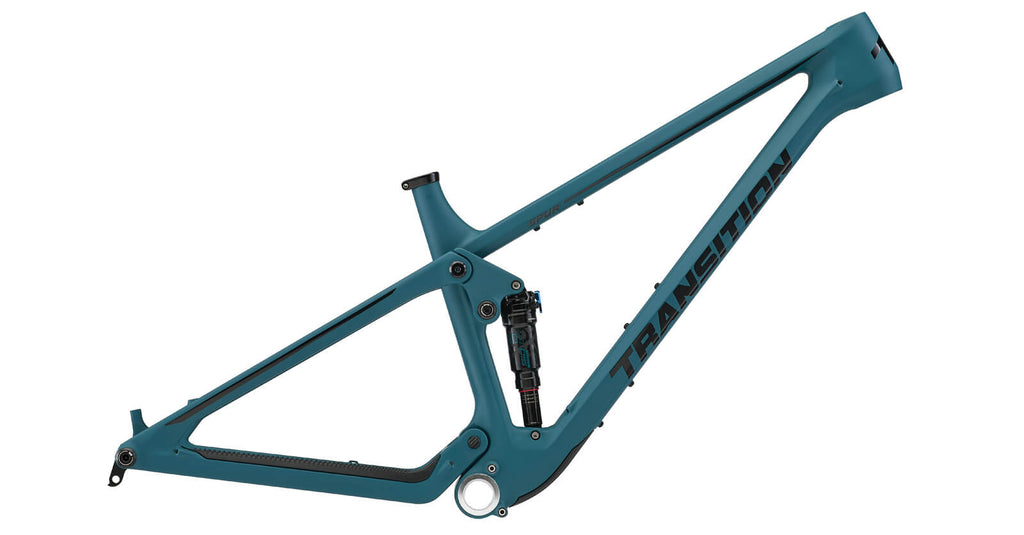 Transition Spur 29" Carbon Frame Only - X-Large, Deep Sea Green