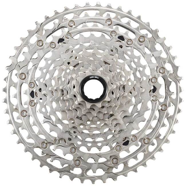 Shimano Deore CS-M6100-12 Cassette - 12-Speed, 10-51t, Silver, For Hyperglide+ - Open Box, New