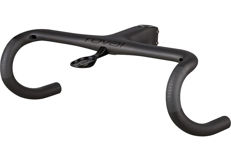 Specialized Roval Alpinist Ii Cockpit Satin Carbon/Gloss Black 120Mm X 440Mm 4 Flare
