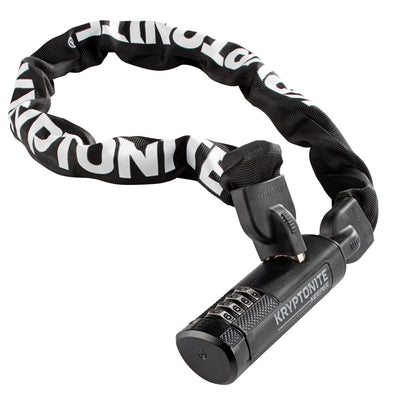 Kryptonite Keeper 712 Combination Integrated Chain Black