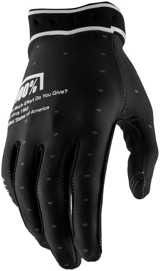 100% Ridefit Gloves - Black X-Large