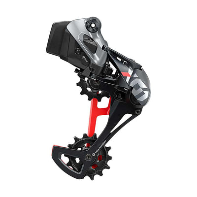 SRAM X01 Eagle AXS Rear Derailleur - 12-Speed Long Cage 52t Max Battery Sold Separate BLK/Red