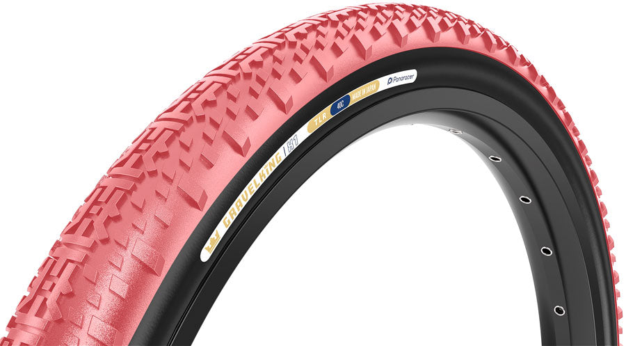 Panaracer GravelKing X1 Tire - 700 x 50 Tubeless Folding Sakura/Black