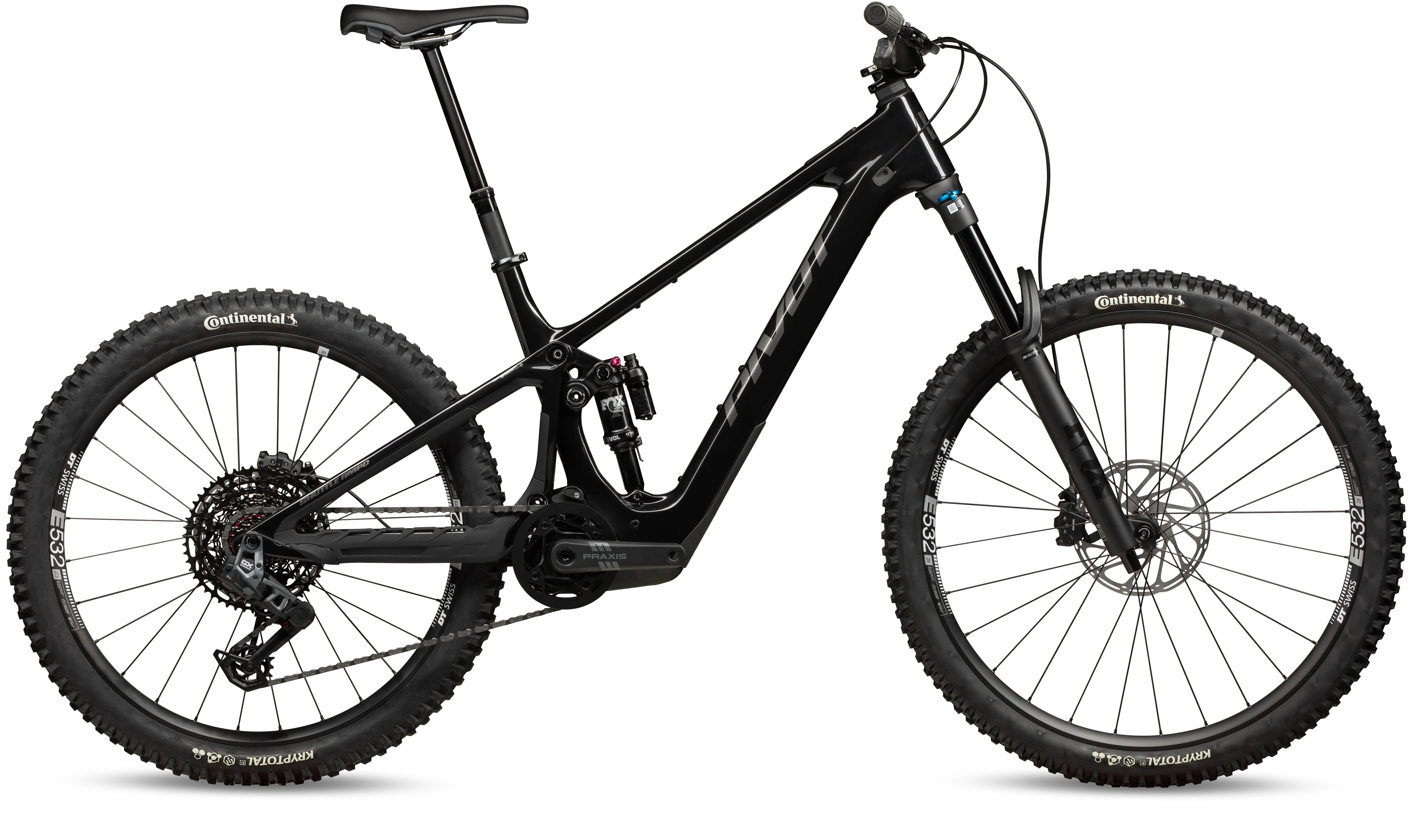 Pivot Shuttle AMP'd Complete Carbon 29" Mountain E-Bike - Ride GX Eagle Transmission