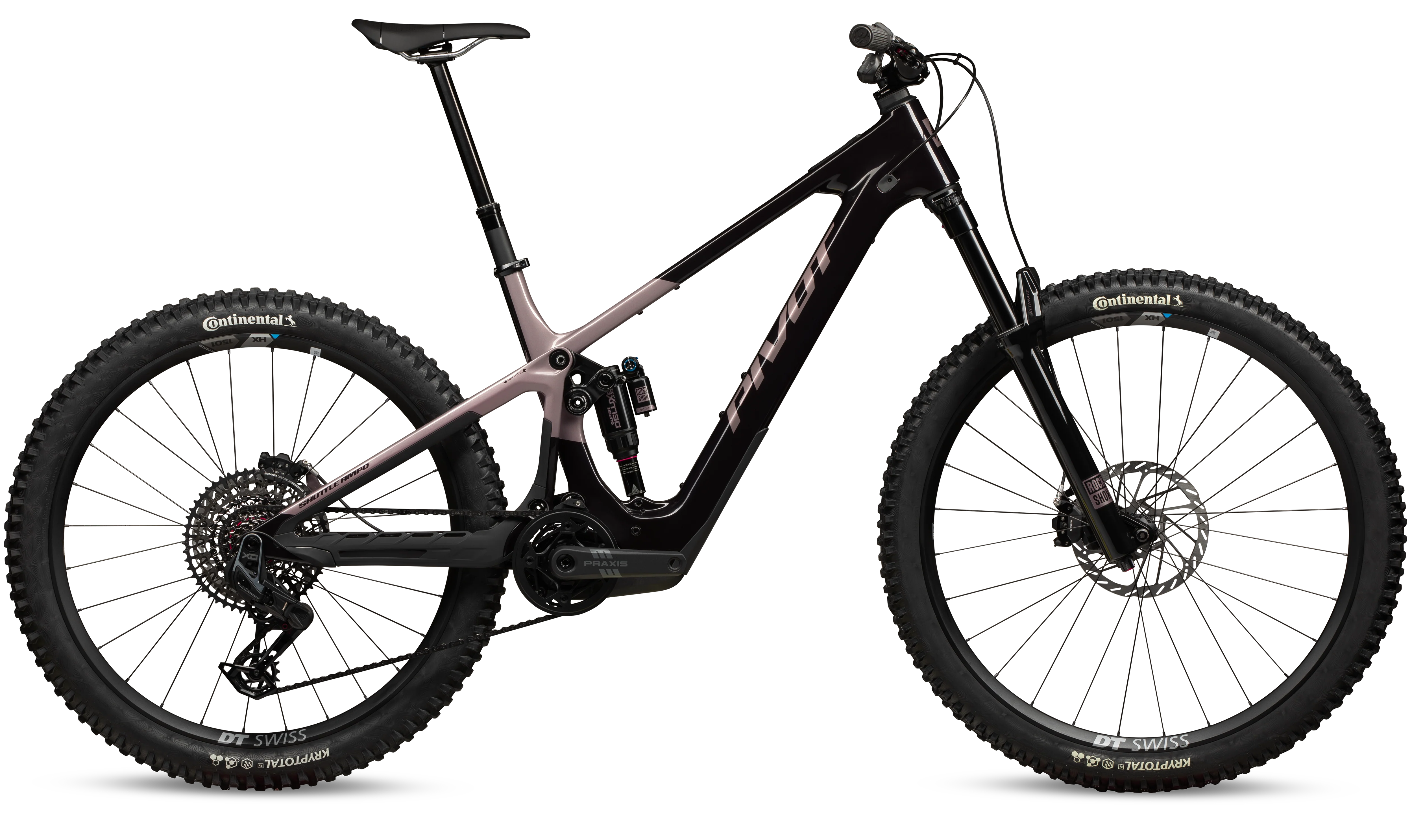 Pivot Shuttle AMP'd Complete Carbon 29" Mountain E-Bike - Pro X0 Eagle Transmission