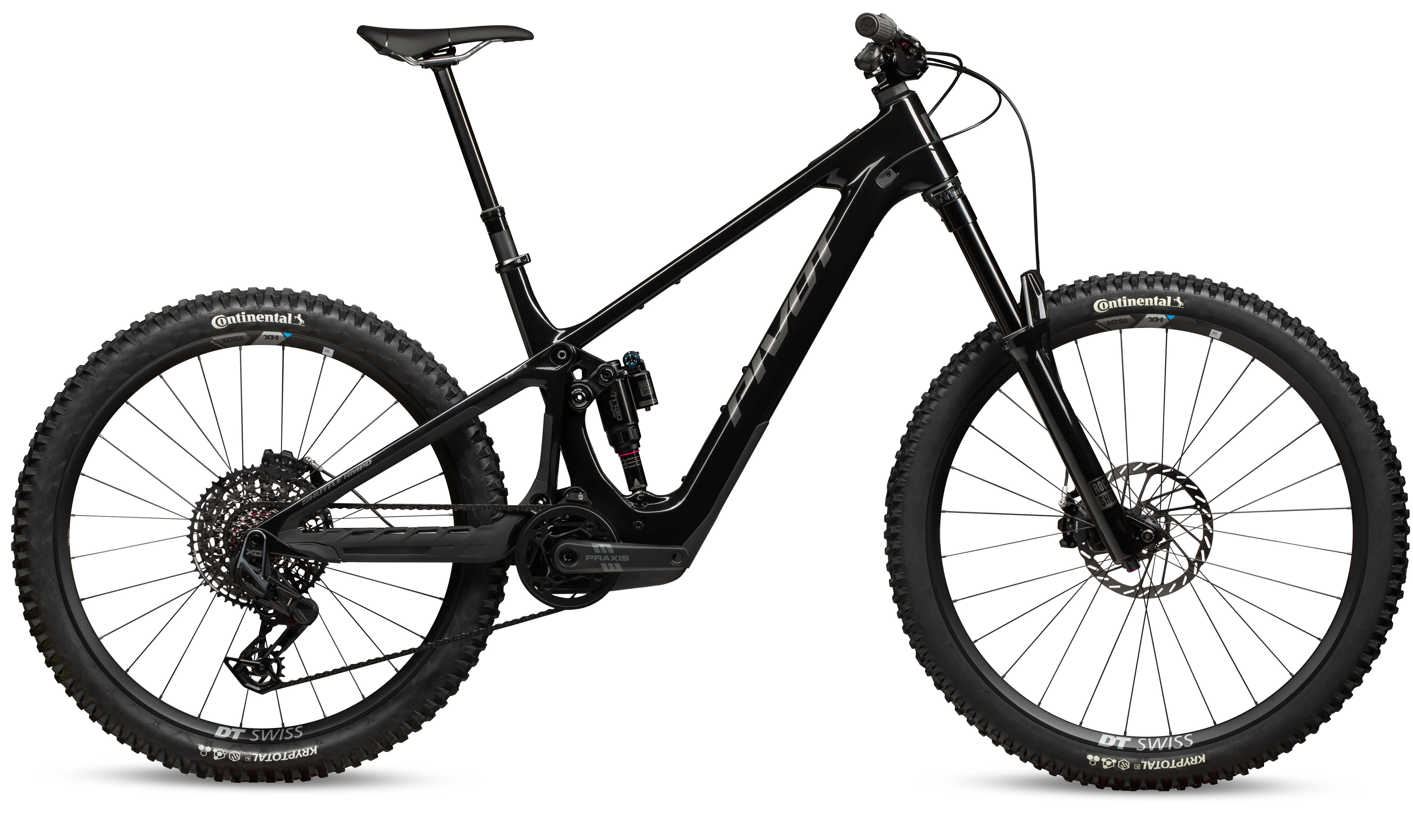 Pivot Shuttle AMP'd Complete Carbon 29" Mountain E-Bike - Pro X0 Eagle Transmission