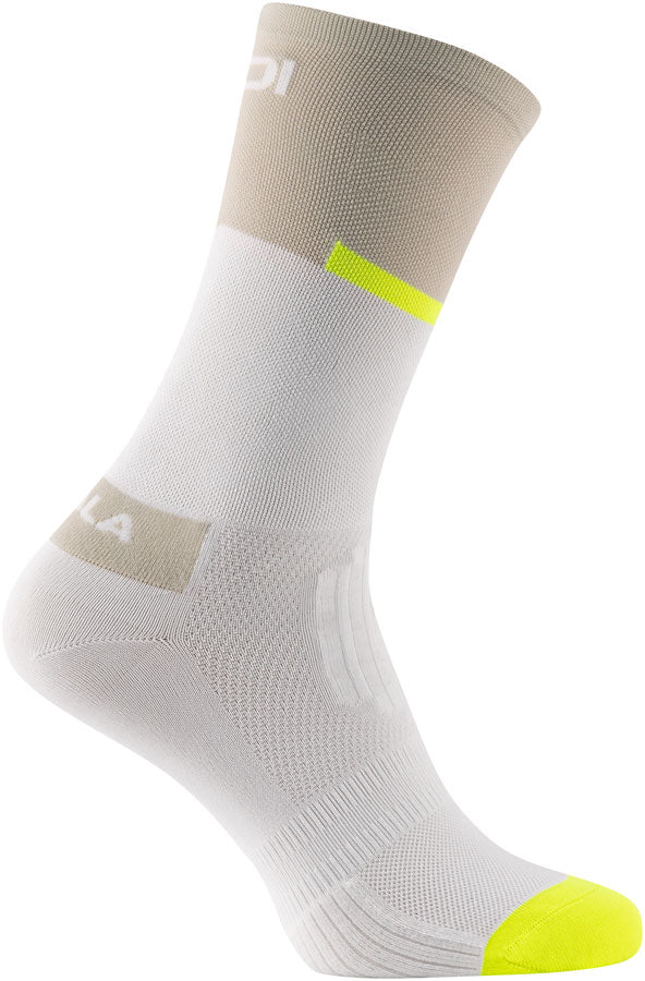 SIDI Neo Socks - White/Sand 20cm Fits Sizes 40-43