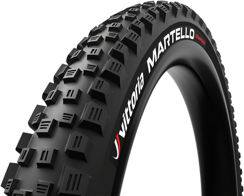Vittoria Martello Enduro Tire - 27.5 x 2.40 Tubeless Folding BLK 4C Graphene G2.0 E-Bike