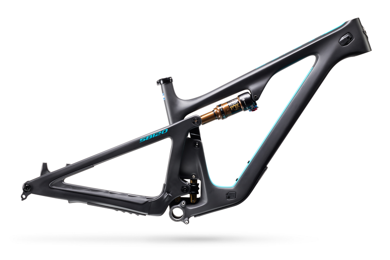 2023 Yeti SB120 Turq Series 29" Frameset - X-Large, Raw Carbon