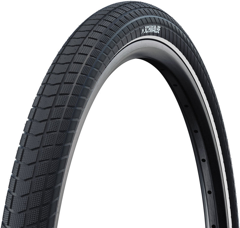 Schwalbe Motion Super Moto-X Tire - 26 x 2.15 Clincher Wire BLK/Reflex Standard GreenGuard DB Defense Addix Green E-50