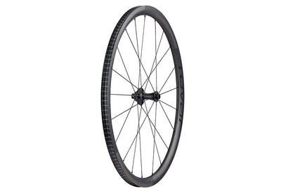Roval alpinist clx front front wheel satin carbon/gloss black 700c