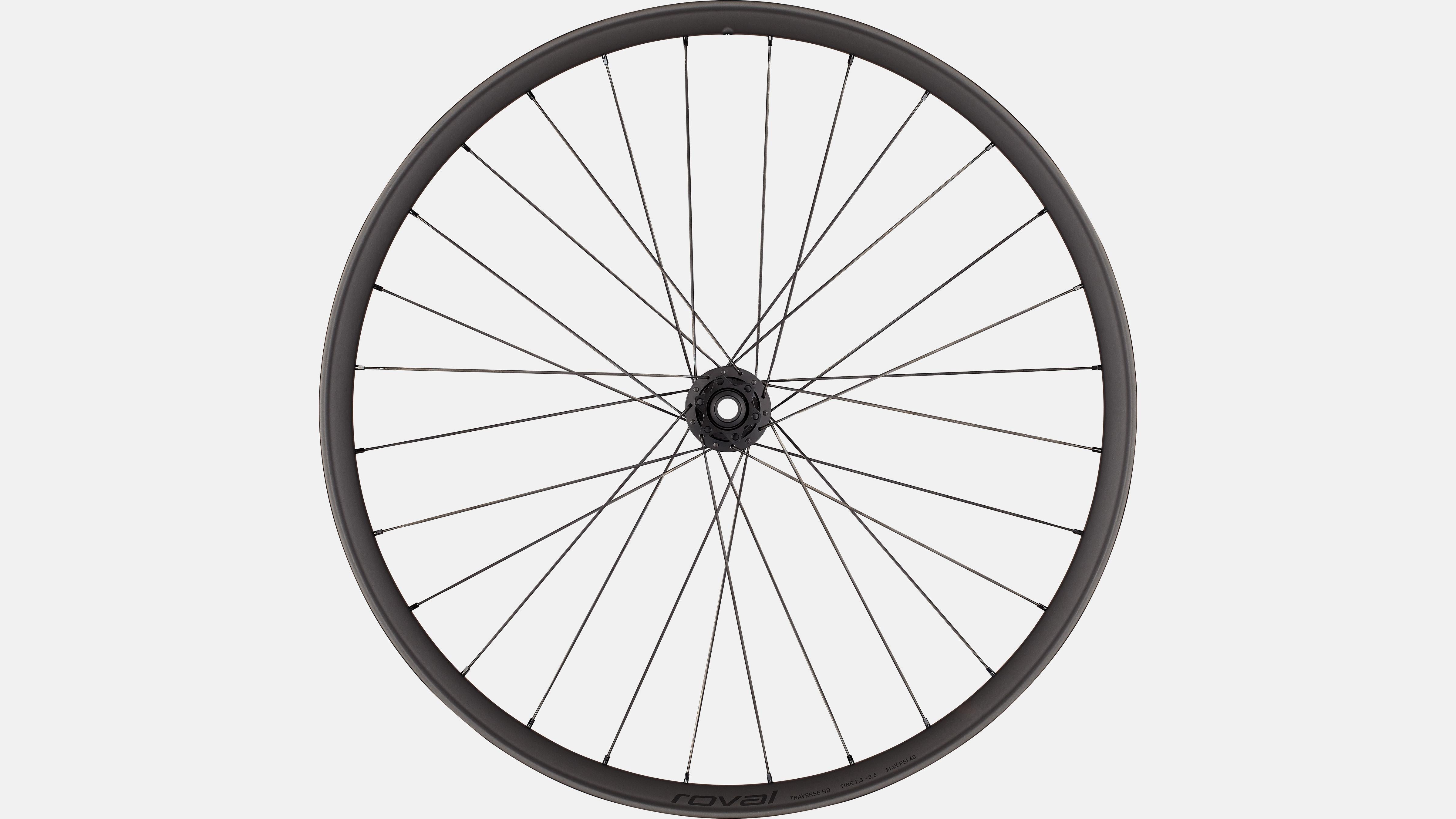 2024 Specialized Traverse Hd 240 29" 6B Boost Front Wheel - Satin Carbon/Gloss Black