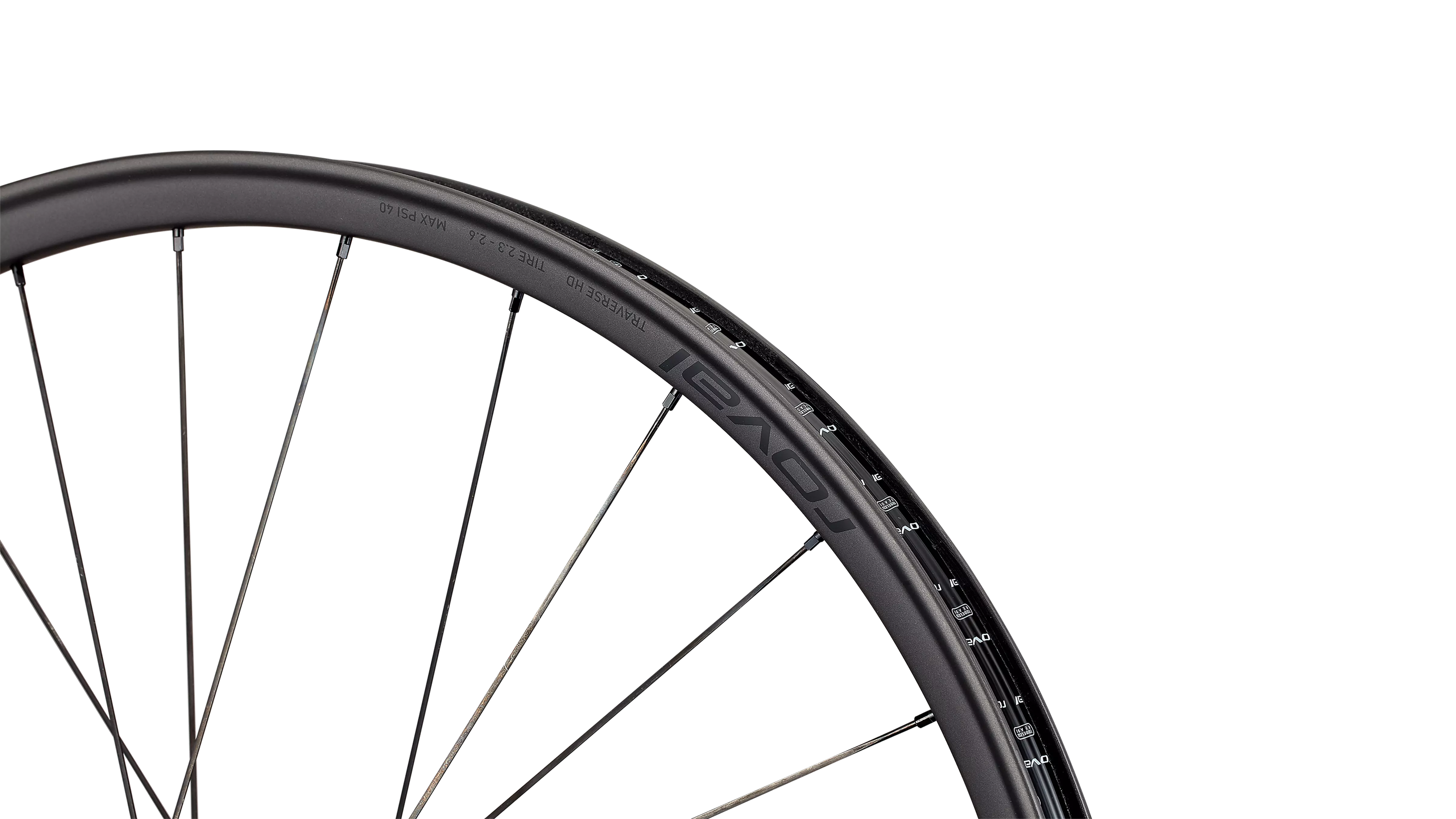 Specialized Traverse HD 350 Deg Wheels - Satin Carbon/Black