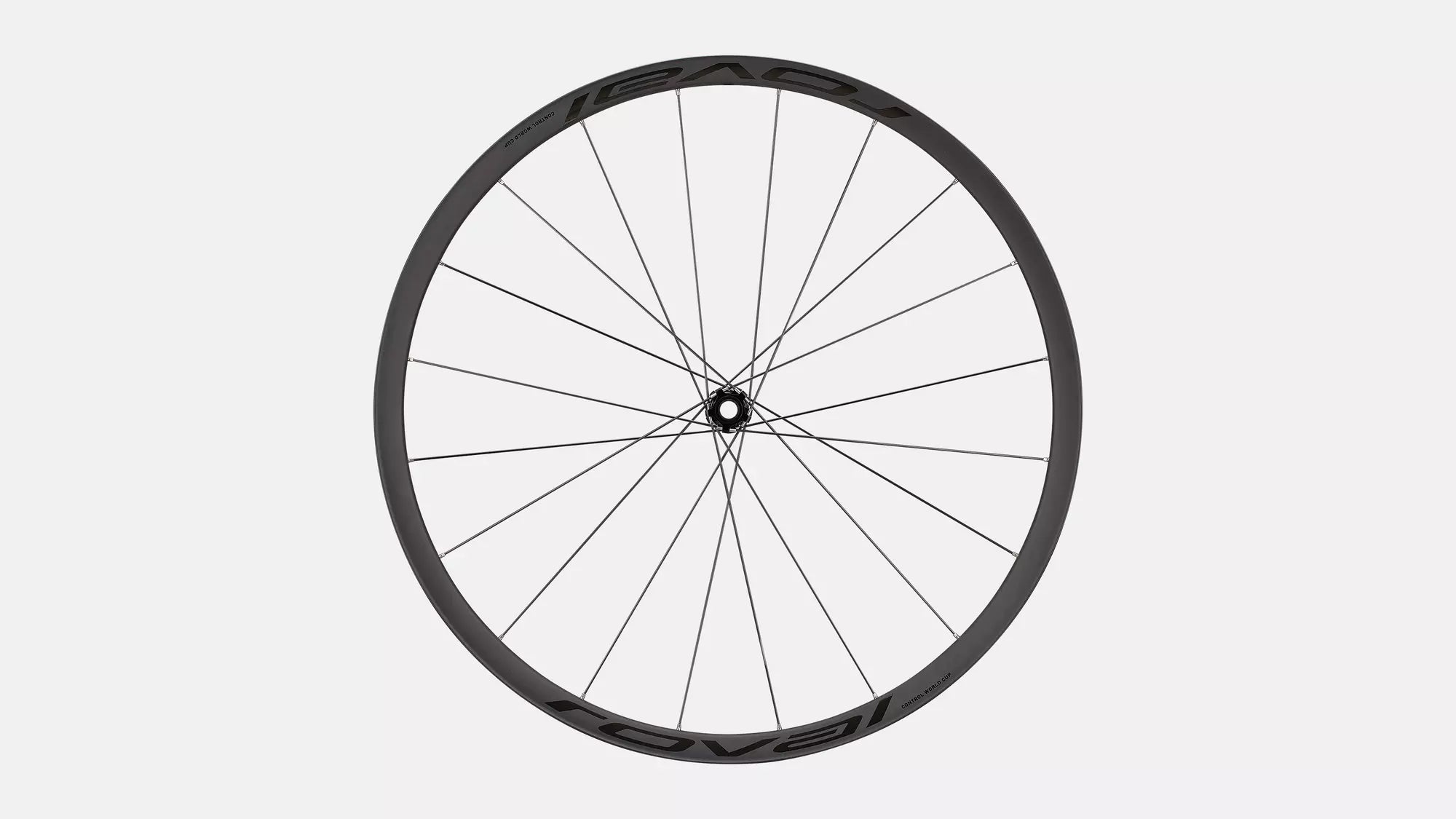 2026 Specialized Control World Cup Wheels - Satin Carbon/Satin Black