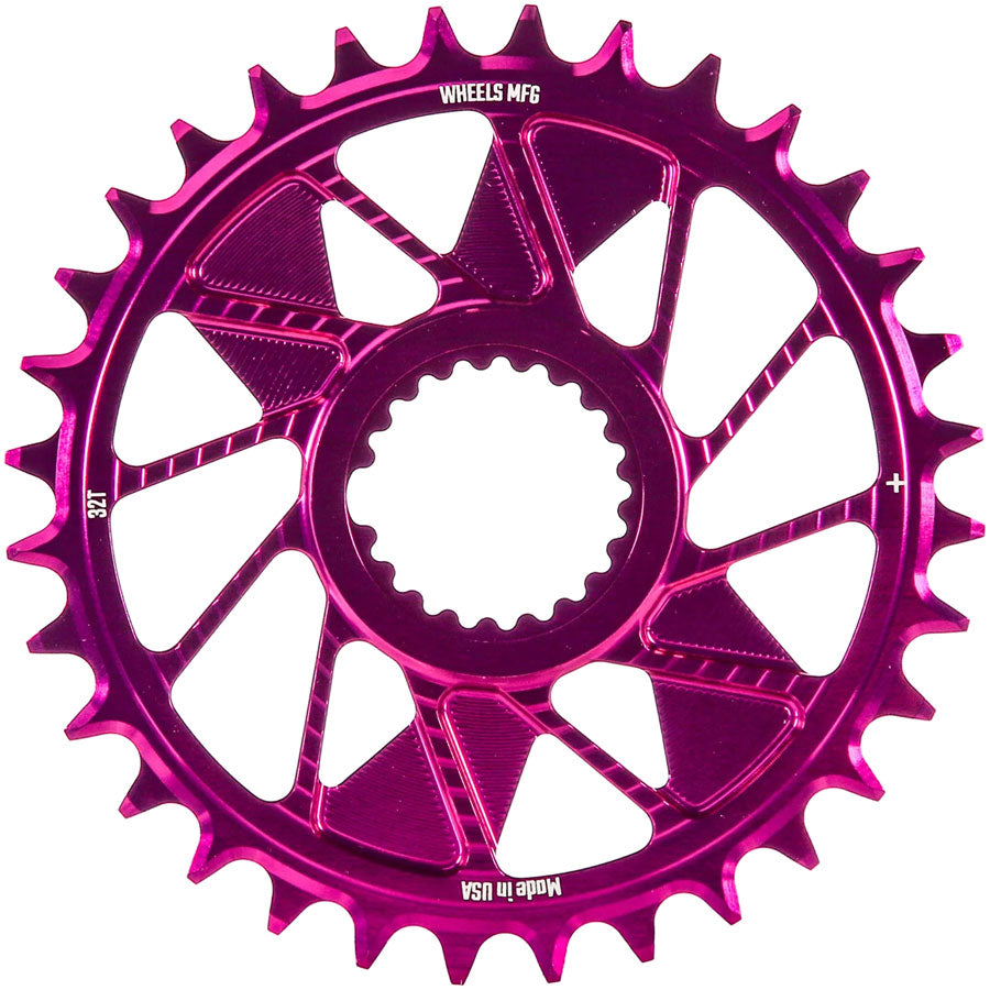 Pink Chainring Wheels Manufacturing Direct Mount Chainring - 32t Shimano Direct Mount ...