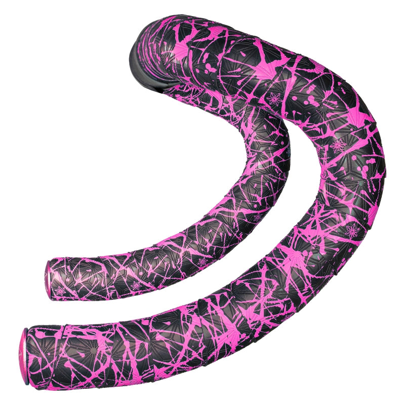 Supacaz Super Sticky Kush Pink Splat bar tape