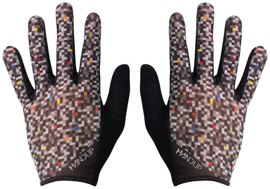 Handup Vented Gloves - Pixelated Full Finger Small